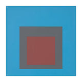 JOSEF ALBERS - HOMAGE TO THE SQUARE, BLUE, DARK RED  (Print Only) thumbnail