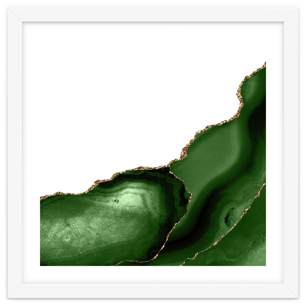 Green & Gold Agate Texture 26