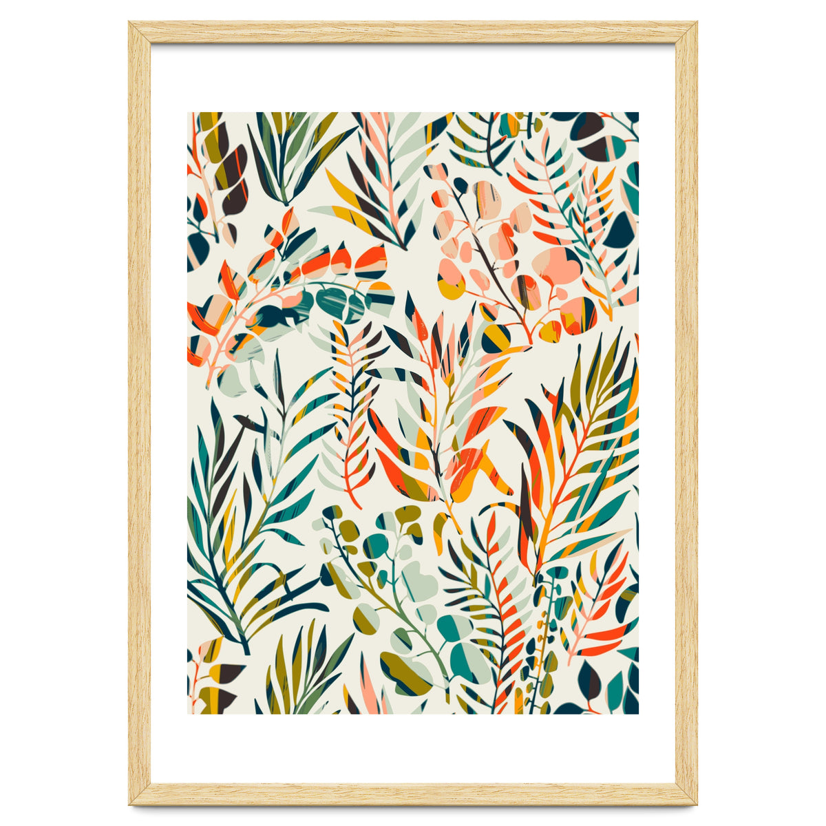 Colorful Leaves Pattern