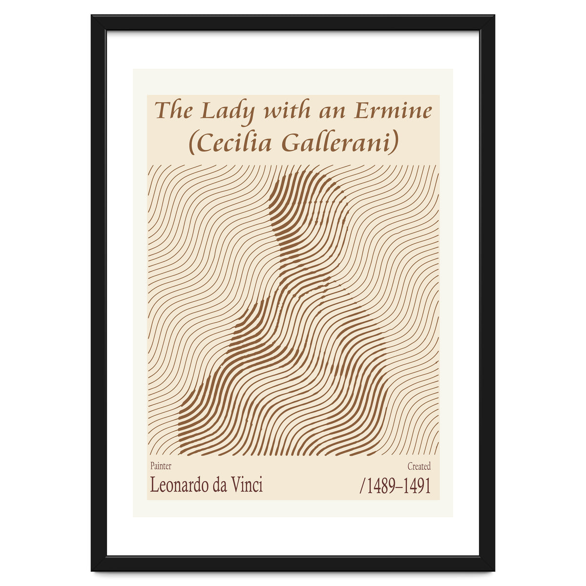 The Lady With An Ermine (cecilia Gallerani) – Leonardo Da Vinci (1489–1491)