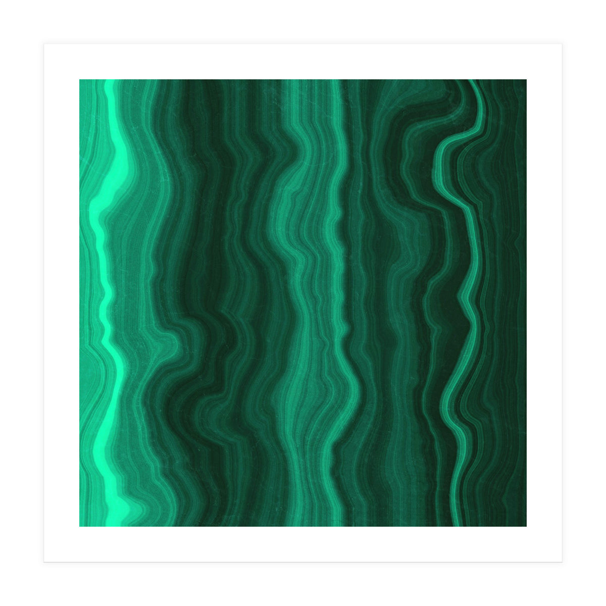 Malachite Texture 04 (Print Only)