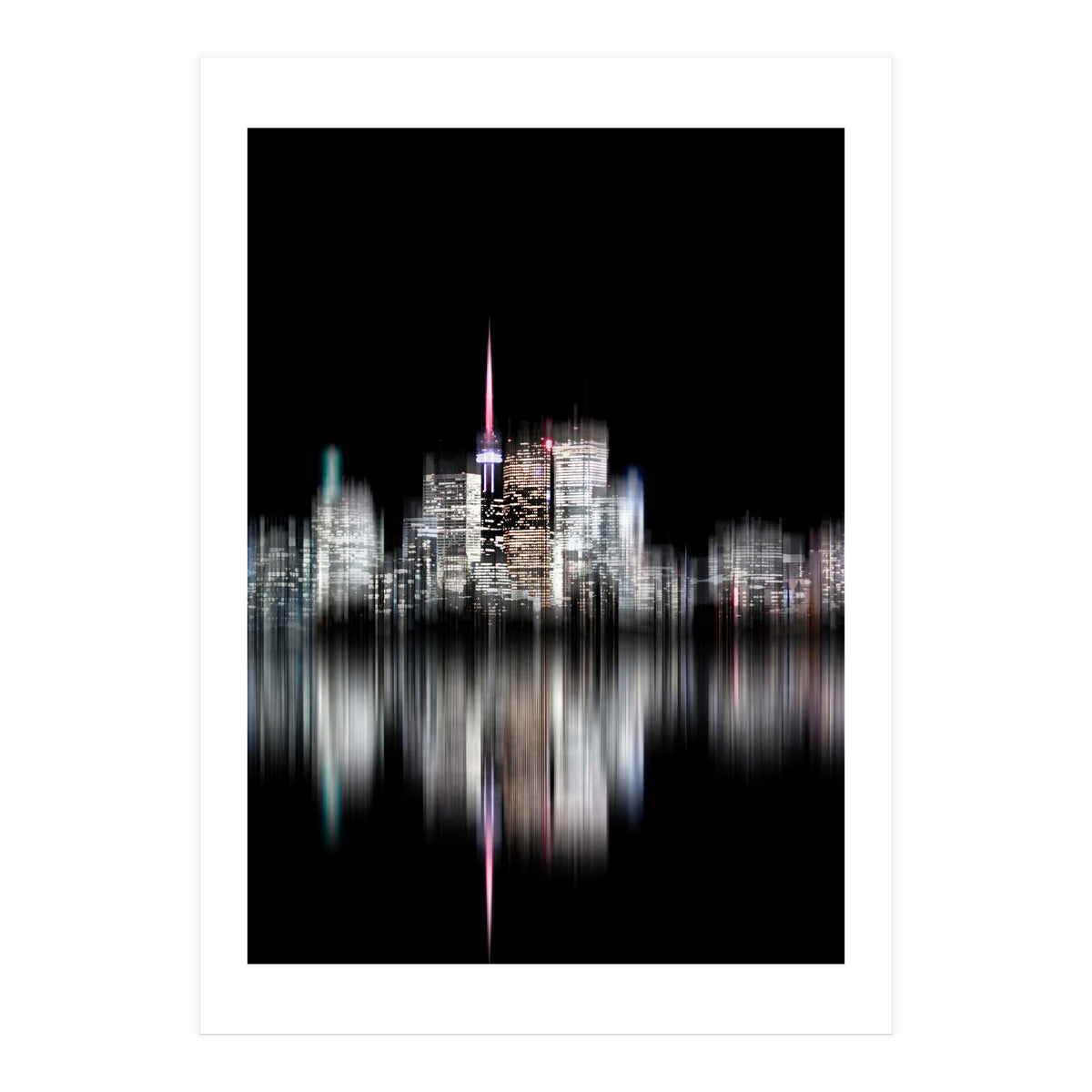 Toronto Skyline Blur Version No 2 (Print Only)