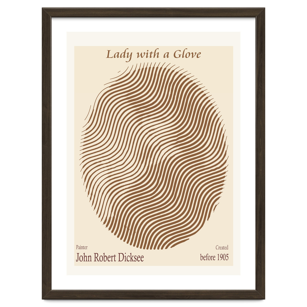 Lady With A Glove – John Robert Dicksee (before 1905)