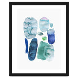 Watercolor Aqua Abstract Spots II thumbnail