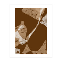 Brown Abstract Minimalist (Print Only)