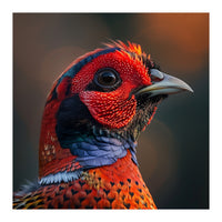 Close Up Pheasant Bird  (Print Only)