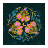 Floral Moths and Moon (Print Only) thumbnail