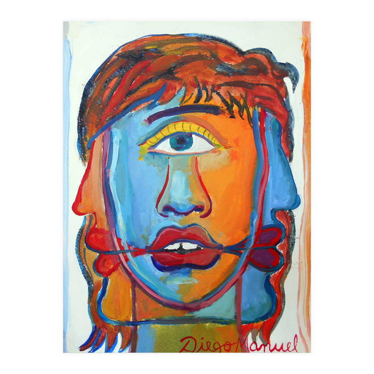 Cabeza De Mujer 1 (Print Only)