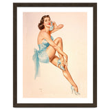 Beautiful Pinup Woman Posing In Ballerina Costume thumbnail