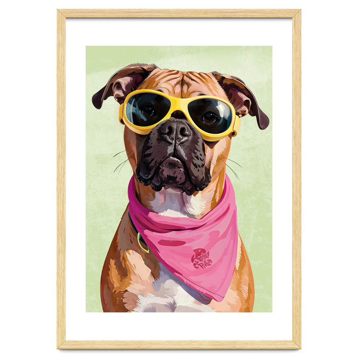 Cool Dog with Sunglasses – Funky Bandana