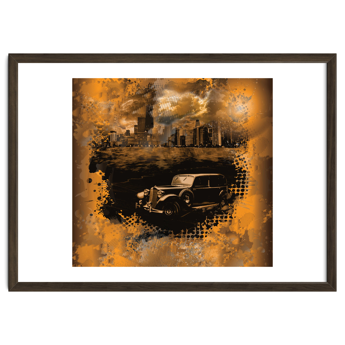 Chicago Waterfront Monochrome