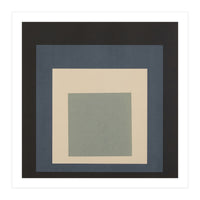JOSEF ALBERS - HOMAGE TO THE SQUARE BEIGE GREY BLACK HIGH RESOLUTION (Print Only)