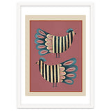 Striped Bird Pair I thumbnail