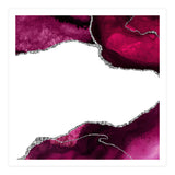 Burgundy & Silver Agate Texture 15 (Print Only) thumbnail