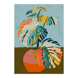 Colorful Monstera Leaves (Print Only) thumbnail