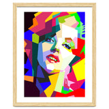 Hollywood Actress Monroe Pop Art WPAP Illustration thumbnail