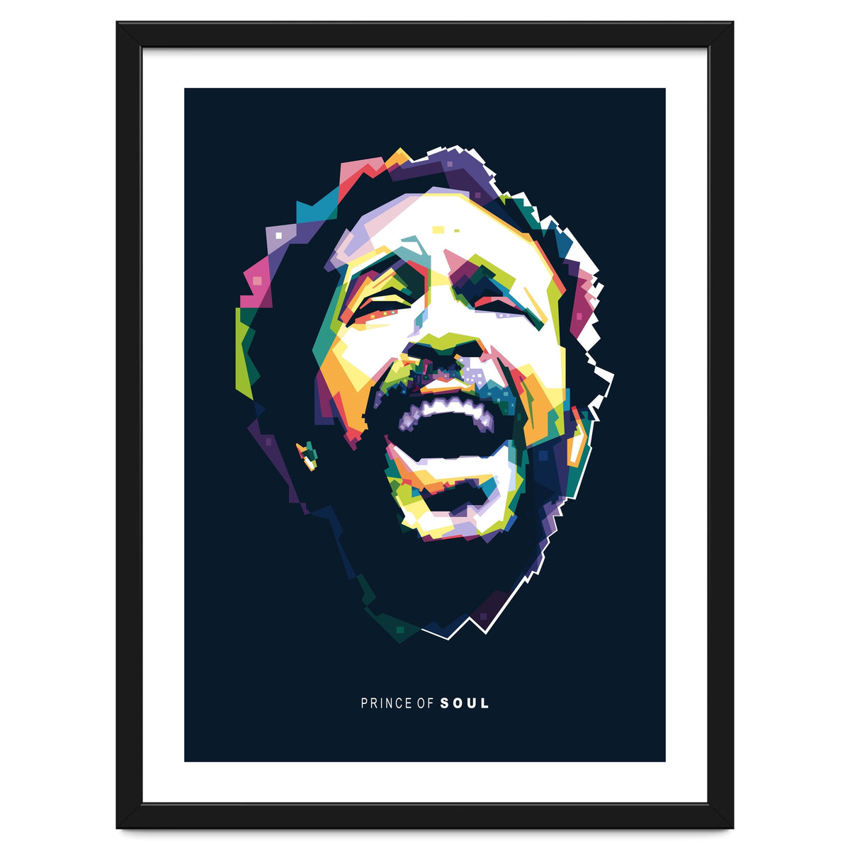 Marvin Gaye Pop Art WPAP