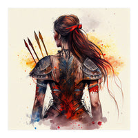 Powerful Warrior Back Woman #3 (Print Only)