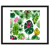 The Tropic, Banana Leaves Tropical Jungle Botanical, Palm Plants Monstera Nature, Bohemian Plants Floral