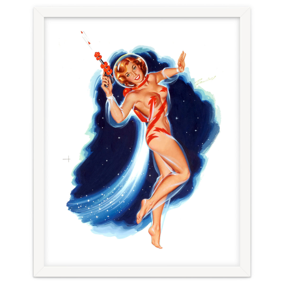 Pinup Astronaut Girl