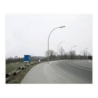 Street light on the curving road (Print Only)
