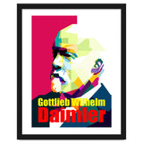Gottlieb Daimler Pop Art WPAP thumbnail