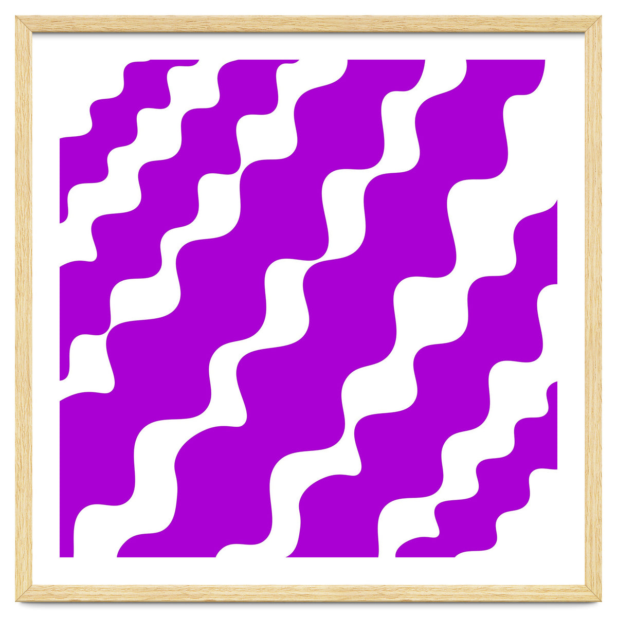 Purple Wavy Pattern