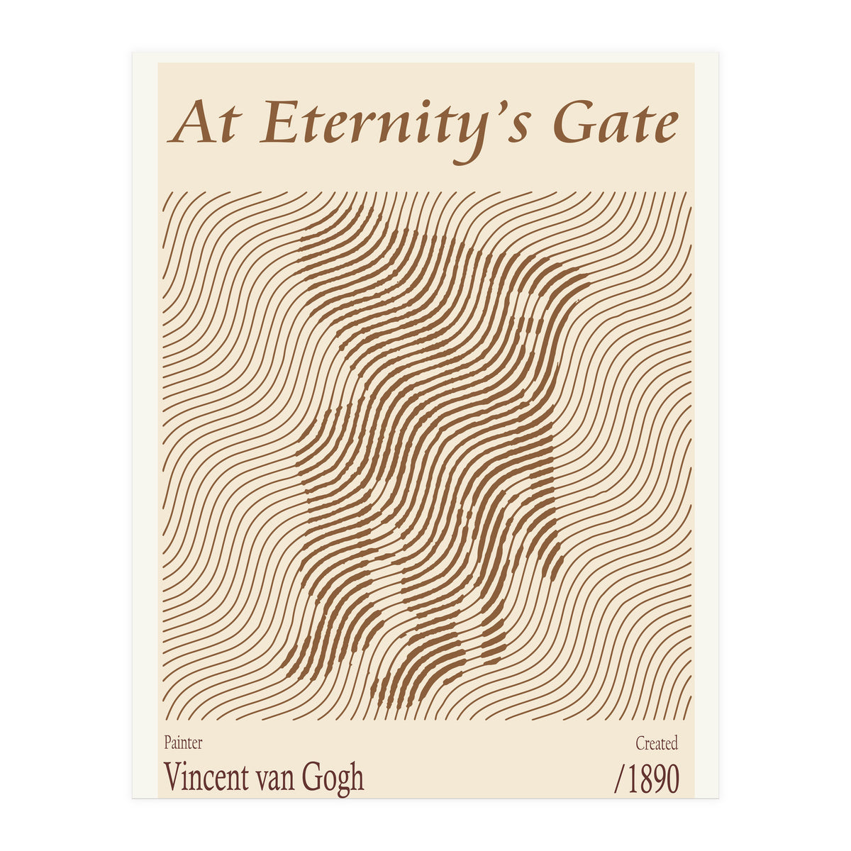 At Eternity’s Gate Vincent Van Gogh (1890) (Print Only)