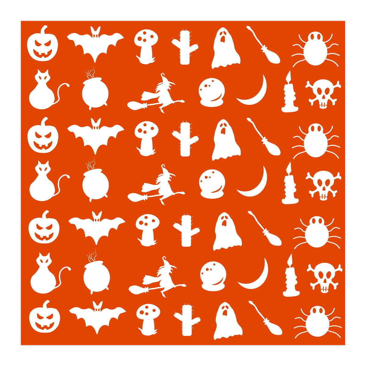 Halloween Icons Pattern (Print Only)