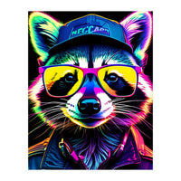 Raccoon In Glasses (Print Only)