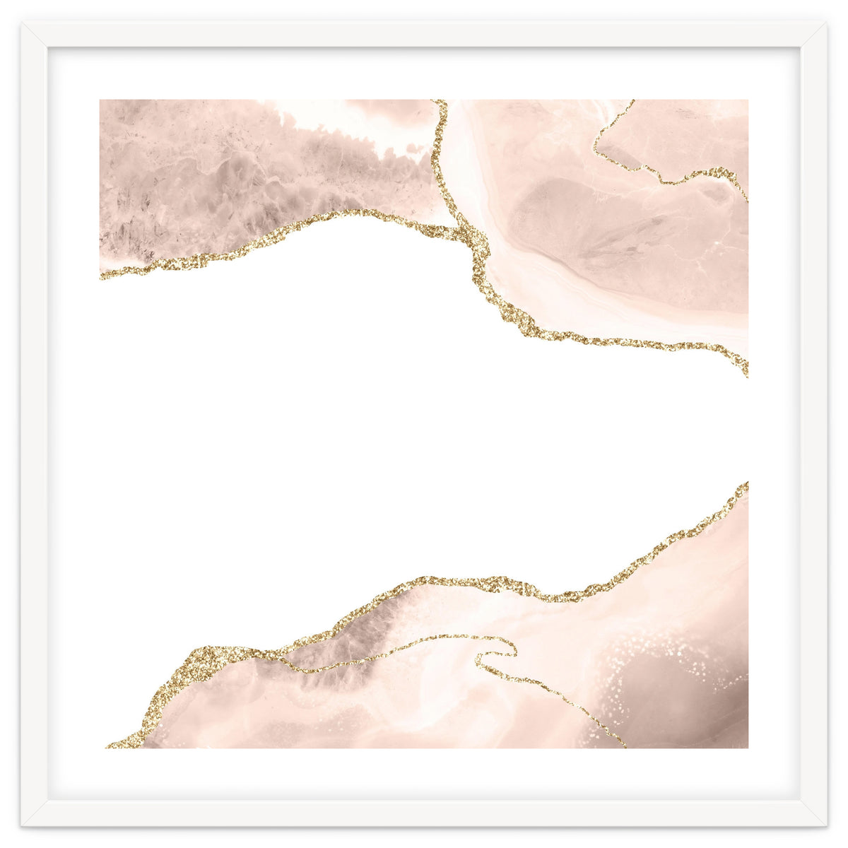 Ivory & Gold Agate Texture 09
