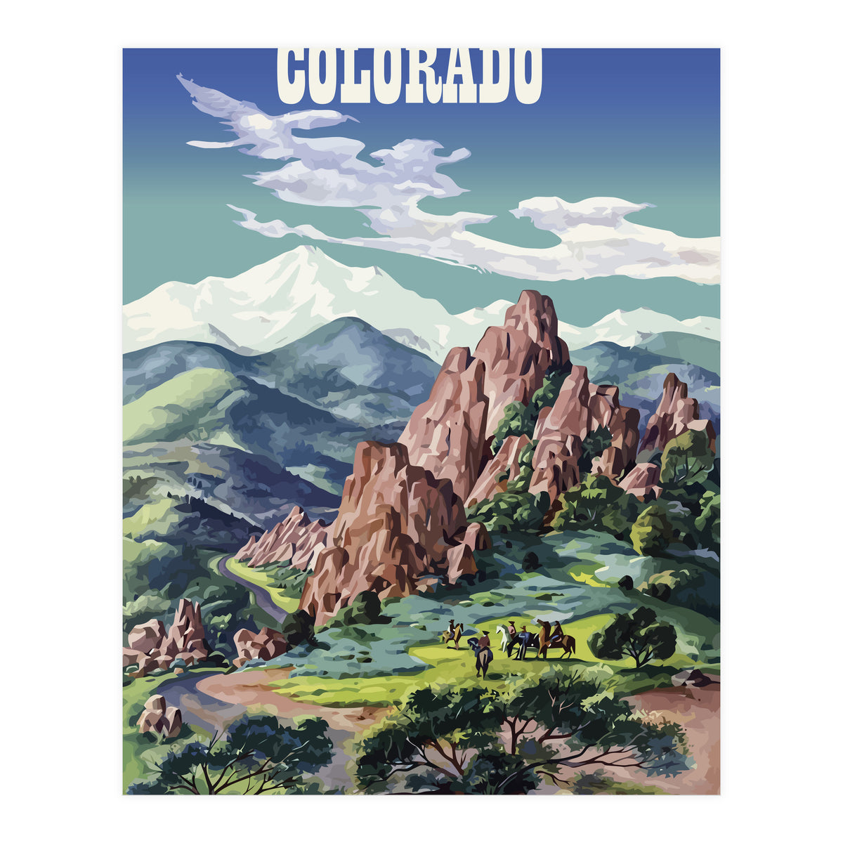 Colorado Mountain (Print Only)