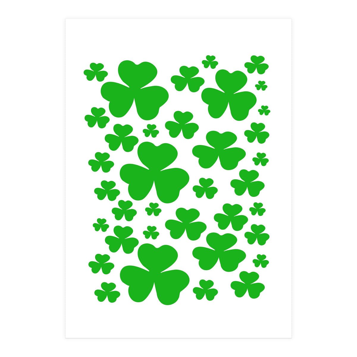Lucky leaf clovers (Print Only)