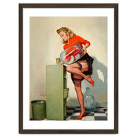 Pinup Sexy Water Cooler Girl