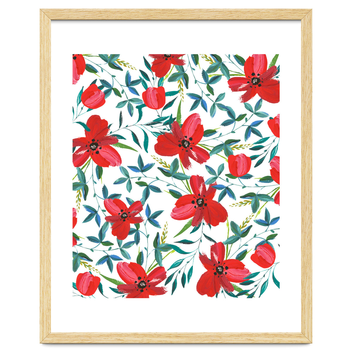 Red Blossom #society6 #decor #buyart