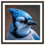 Close Up Portrait Of A Blue Jay Bird thumbnail