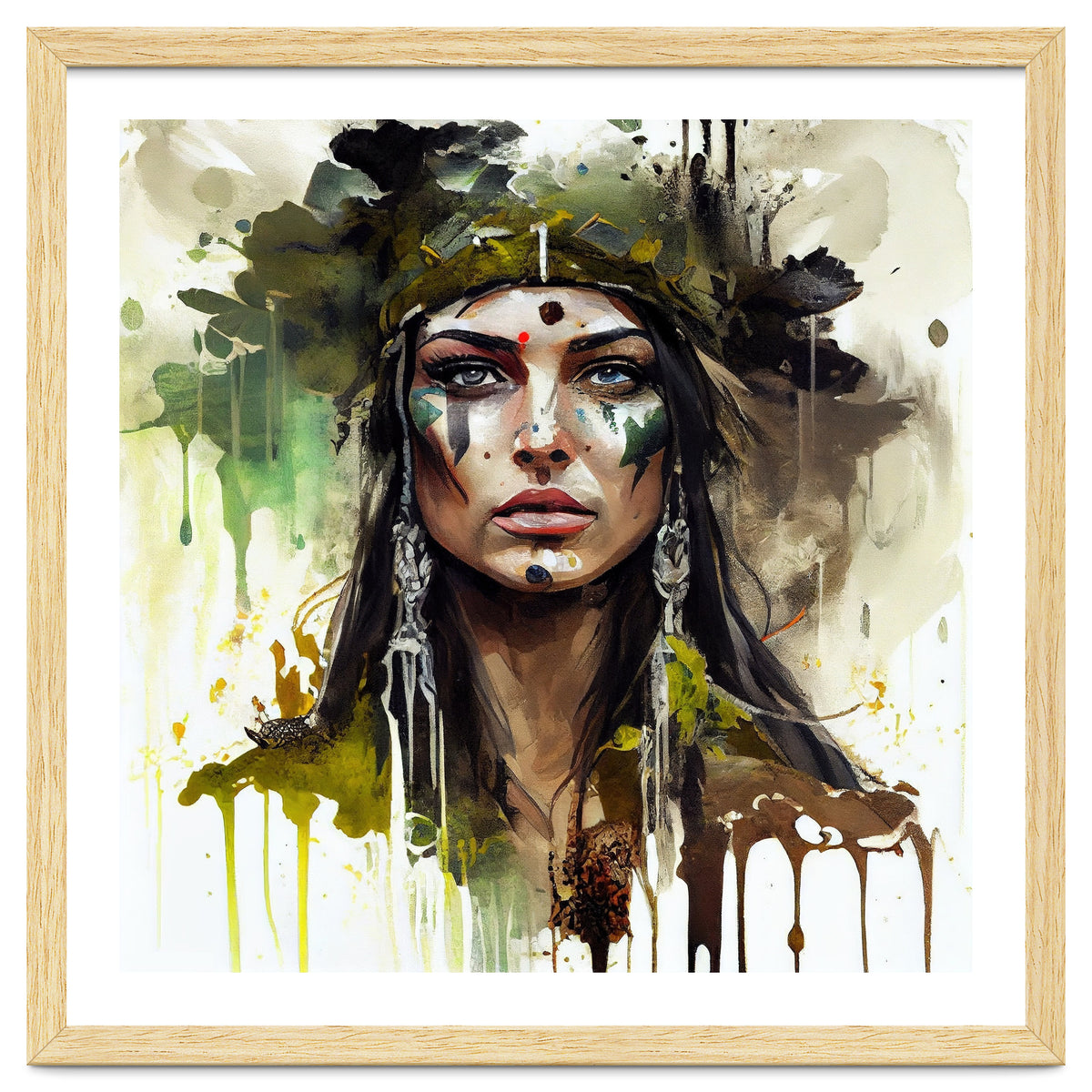 Ceremonial Druid Warrior Portrait