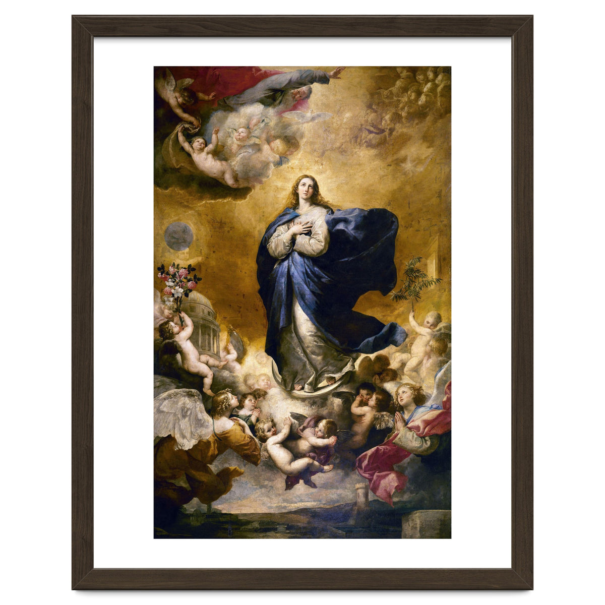 Immaculate Conception. Painted in Naples in 1635. Salamanca, Las Agostinas Church. JUSEPE DE RIBERA.
