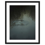 Moody Rain Puddle Ripples Oil Painting thumbnail