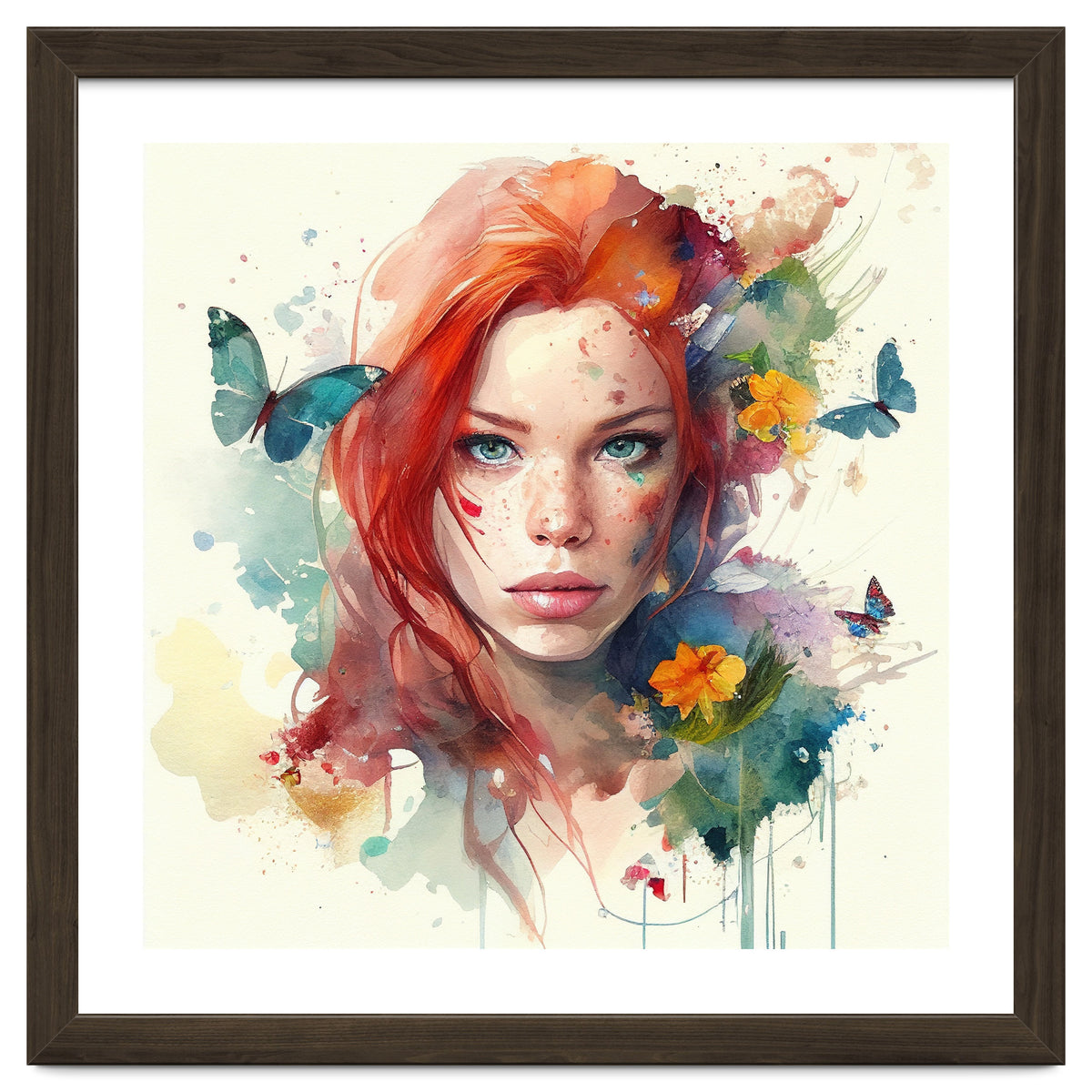 Red Hair Butterfly Light