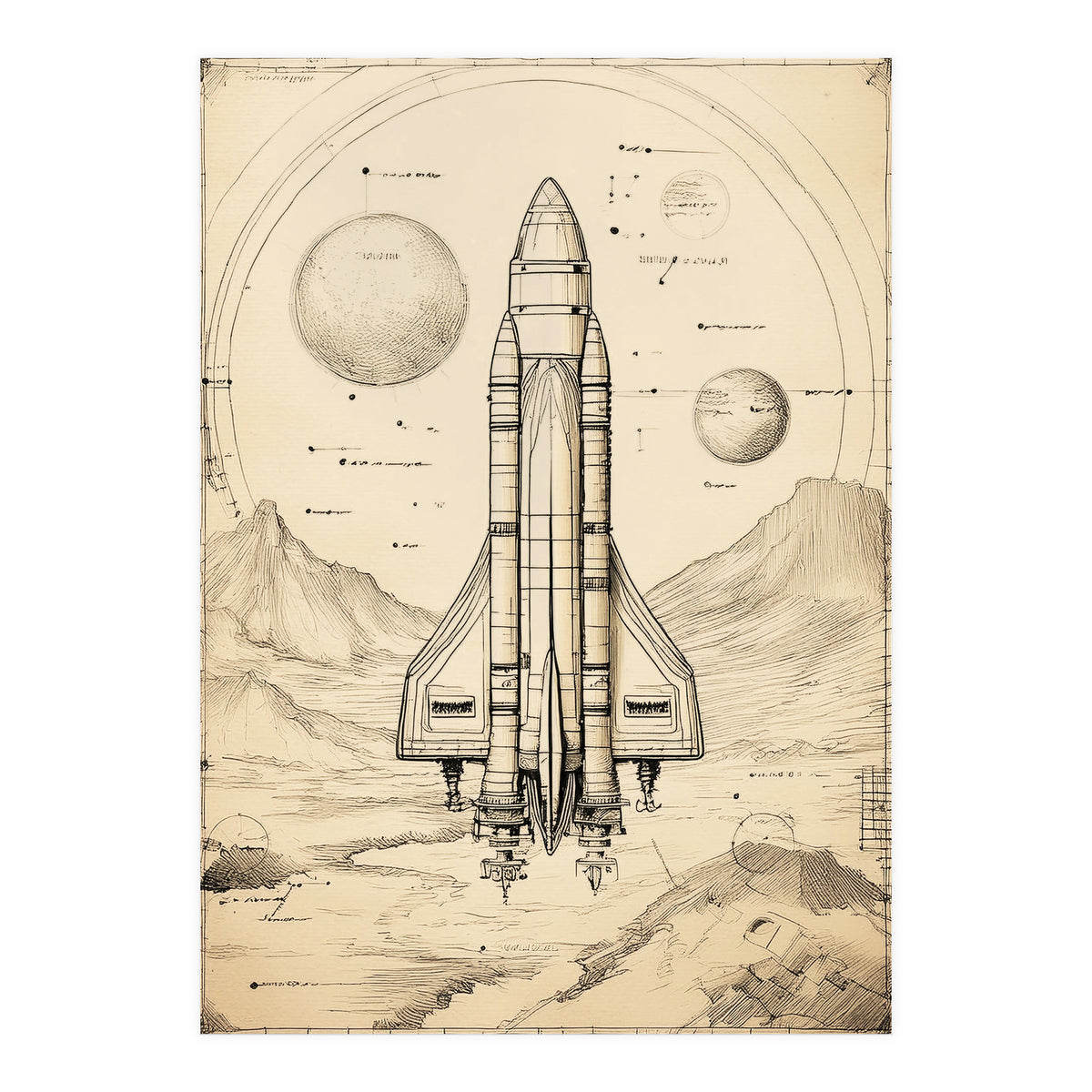 Back To The Moon 015 (Print Only)