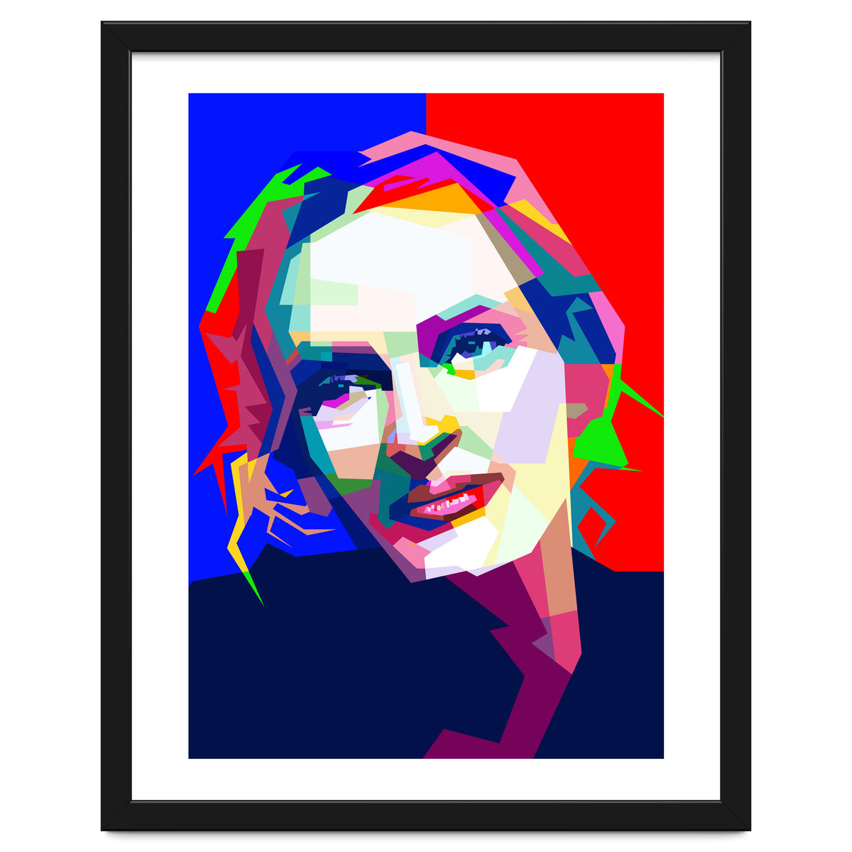 Uma Thurman Kill Bill Pop Art WPAP