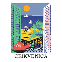 Crikvenica, View From a Window (Print Only)