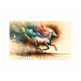 Galloping Horse Color Burst (Print Only) thumbnail