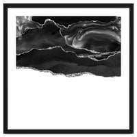 Black & Silver Agate Texture 05