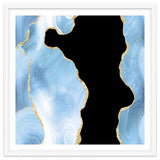 Blue & Gold Glitter Agate Texture 01 thumbnail