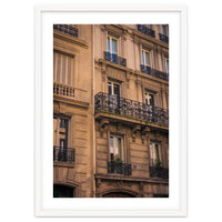 Street Photography - Haussmanian Facade, Paris