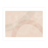 calming essentials Curved Lines chalky peach (Print Only)