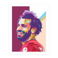Mohamed Salah pop art portrait (Print Only)