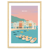 Amalfi Coast Italy Travel Postcard thumbnail